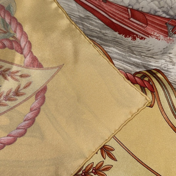 Ferragamo Silk Scarf~Vintage - Picture 6 of 6